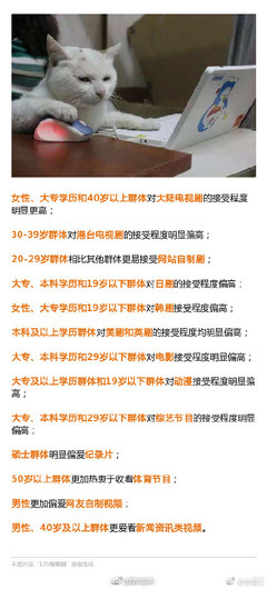 中国网络视频用户最爱看电影 群体偏好显示…